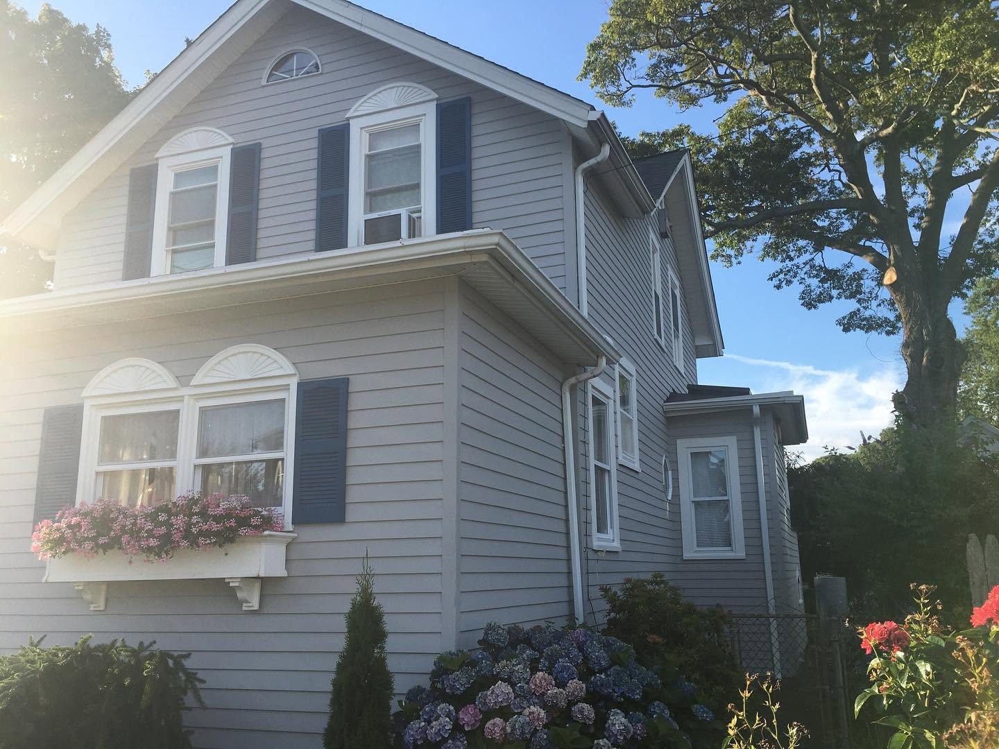 Exterior painting project by Bergeron Painting